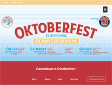 Tablet Screenshot of oktoberfestchicago.org